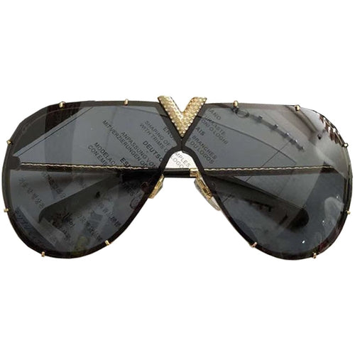 Fashion Aviation Diamond Frame Sunglasses