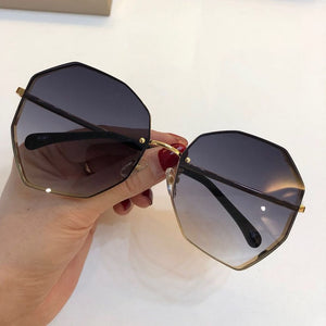 2019 New Luxury Sunglasses Women Driving Mirrors